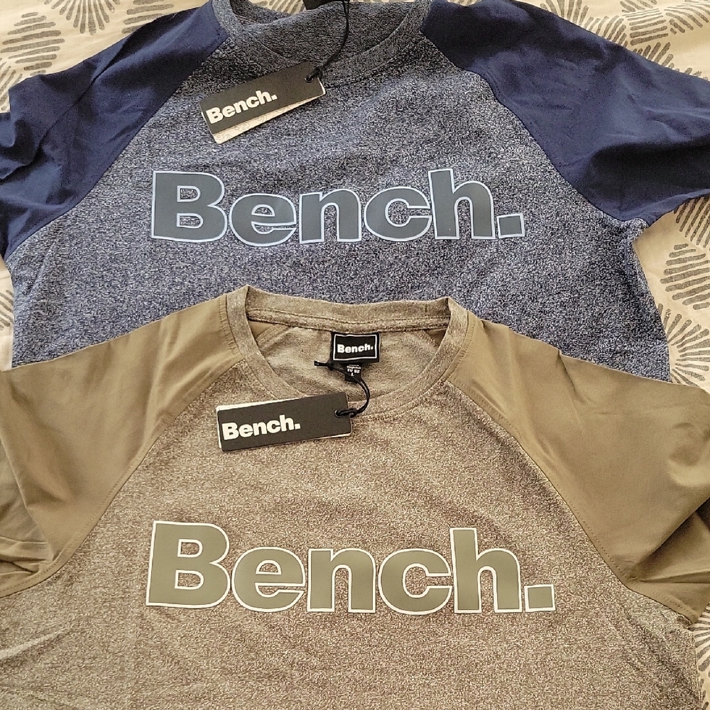 Bench Navy and Olive Raglan T-Shirts